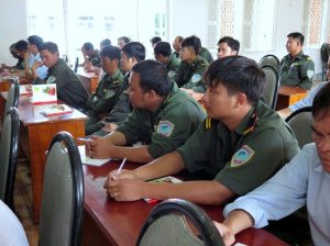 Công ty Lâm nghiệp: Phối hợp Phòng An ninh kinh tế Công an tỉnh BRVT mở lớp tập huấn nghiệp vụ Bảo vệ