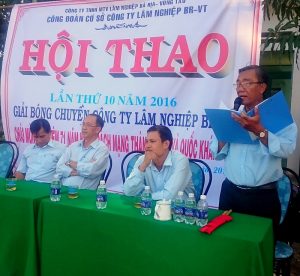 Hội thao Cty Lâm nghiệp lần thứ X, chào mừng lễ Quốc khánh 2 tháng 9 năm 2016