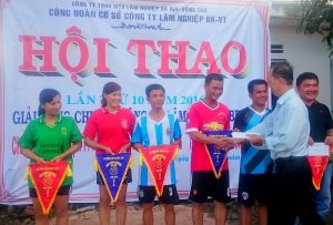 Hội thao Cty Lâm nghiệp lần thứ X, chào mừng lễ Quốc khánh 2 tháng 9 năm 2016